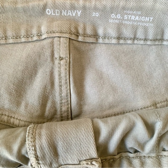Old Navy High Rise O.G straight 3" inseam raw hem gray denim shorts size 20 NWT - Picture 5 of 5